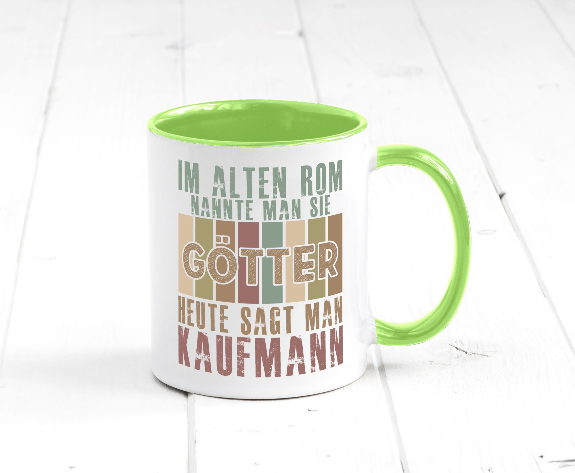 Heute sagt man: Kaufmann Kaufmänner lustig Humor Geschenkidee Geschenk Tasse