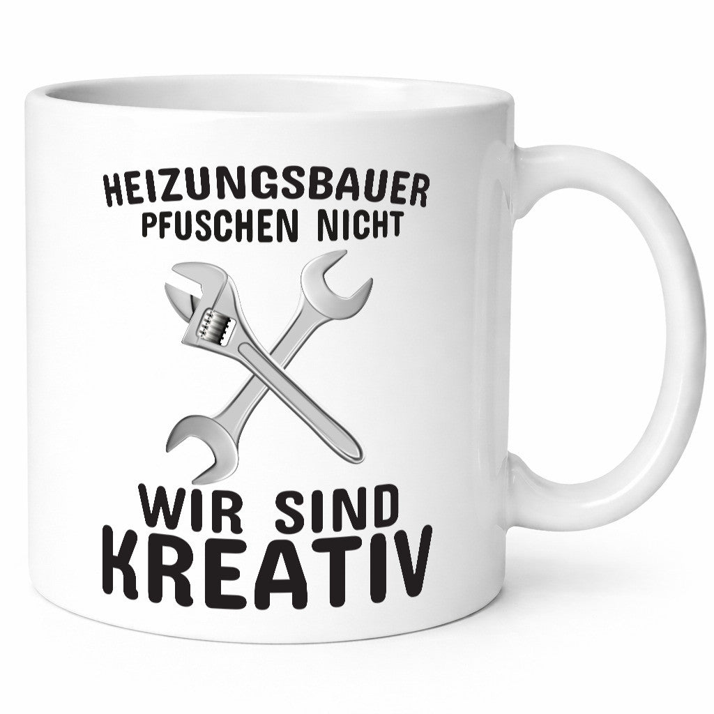 Heizungsbauer | Beruf Tasse Heizungsinstallateur lustig Arbeit Kollegen Büro