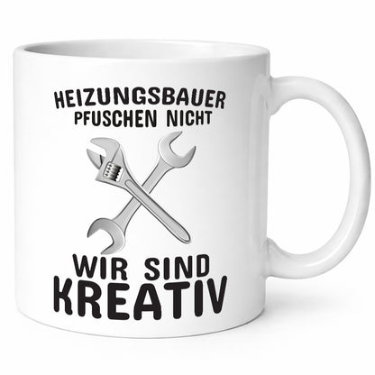 Heizungsbauer | Beruf Tasse Heizungsinstallateur lustig Arbeit Kollegen Büro