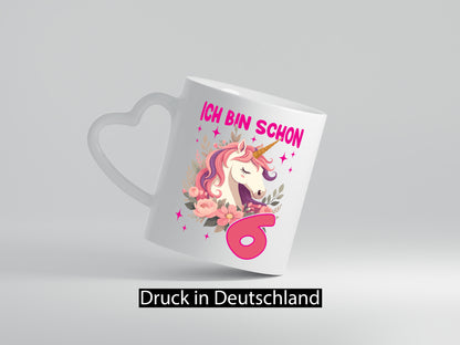 6. Geburtstag | 6 Jahre Einhorn Mädchen Geschenk Geschenkidee lustiger Spruch