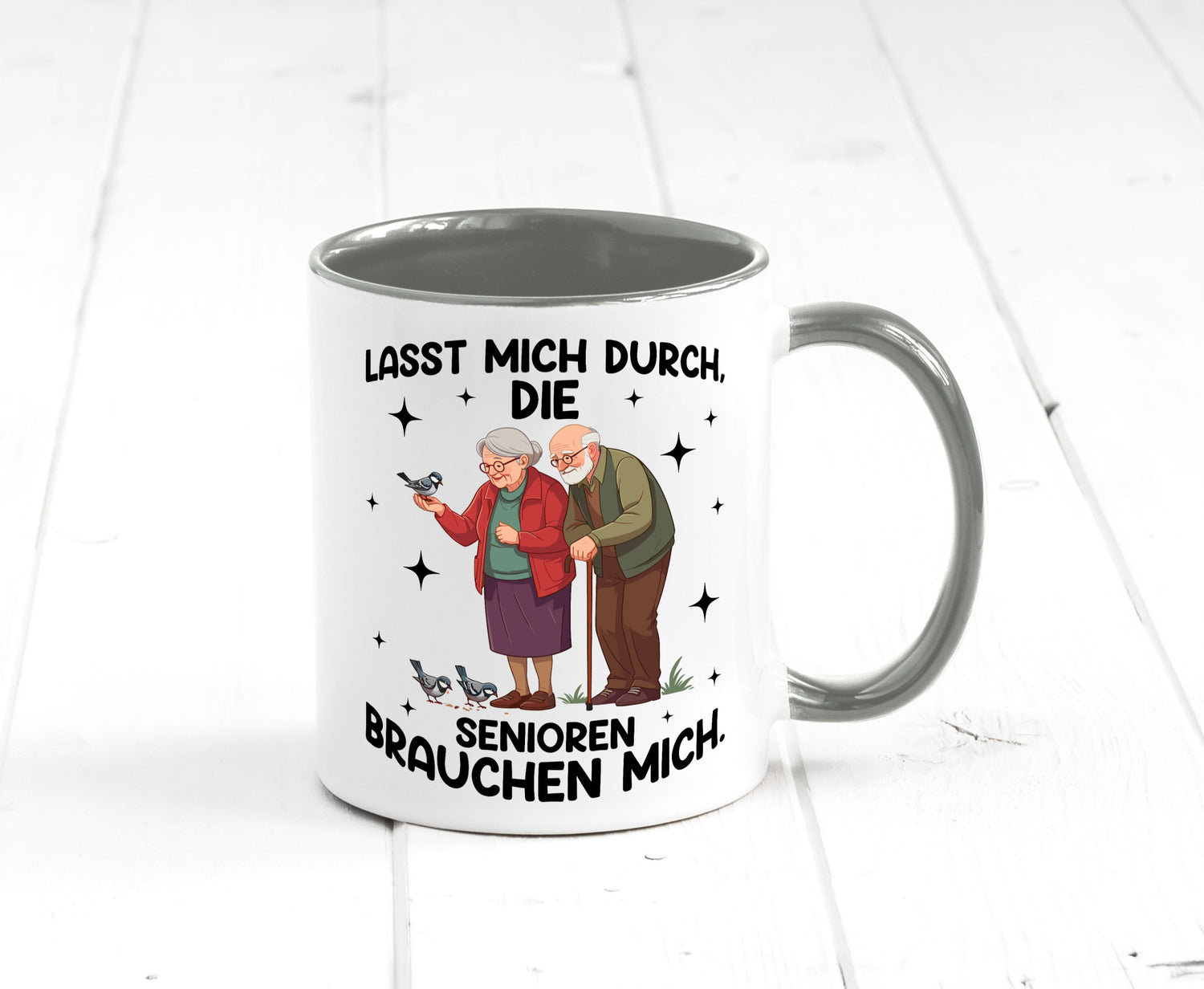 Senioren brauchen mich | Altenpflege Pflegekraft lustiger Spruch Geschenk Humor