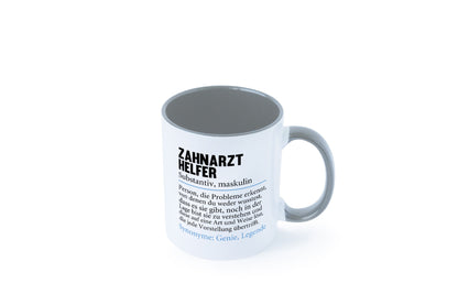 Zahnarzthelfer | Spruch Humor Zahnmedizin Geschenkidee Tasse