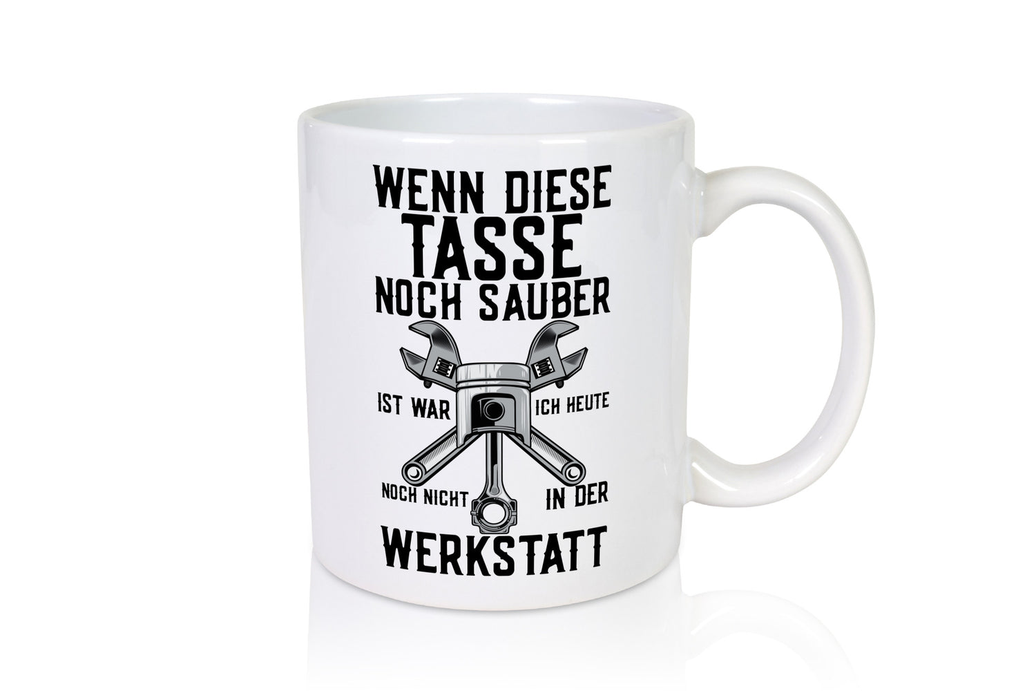 Werkstatt | KFZ Mechaniker Auto Werkzeug Zahnrad lustiger Spruch Geschenk Humor