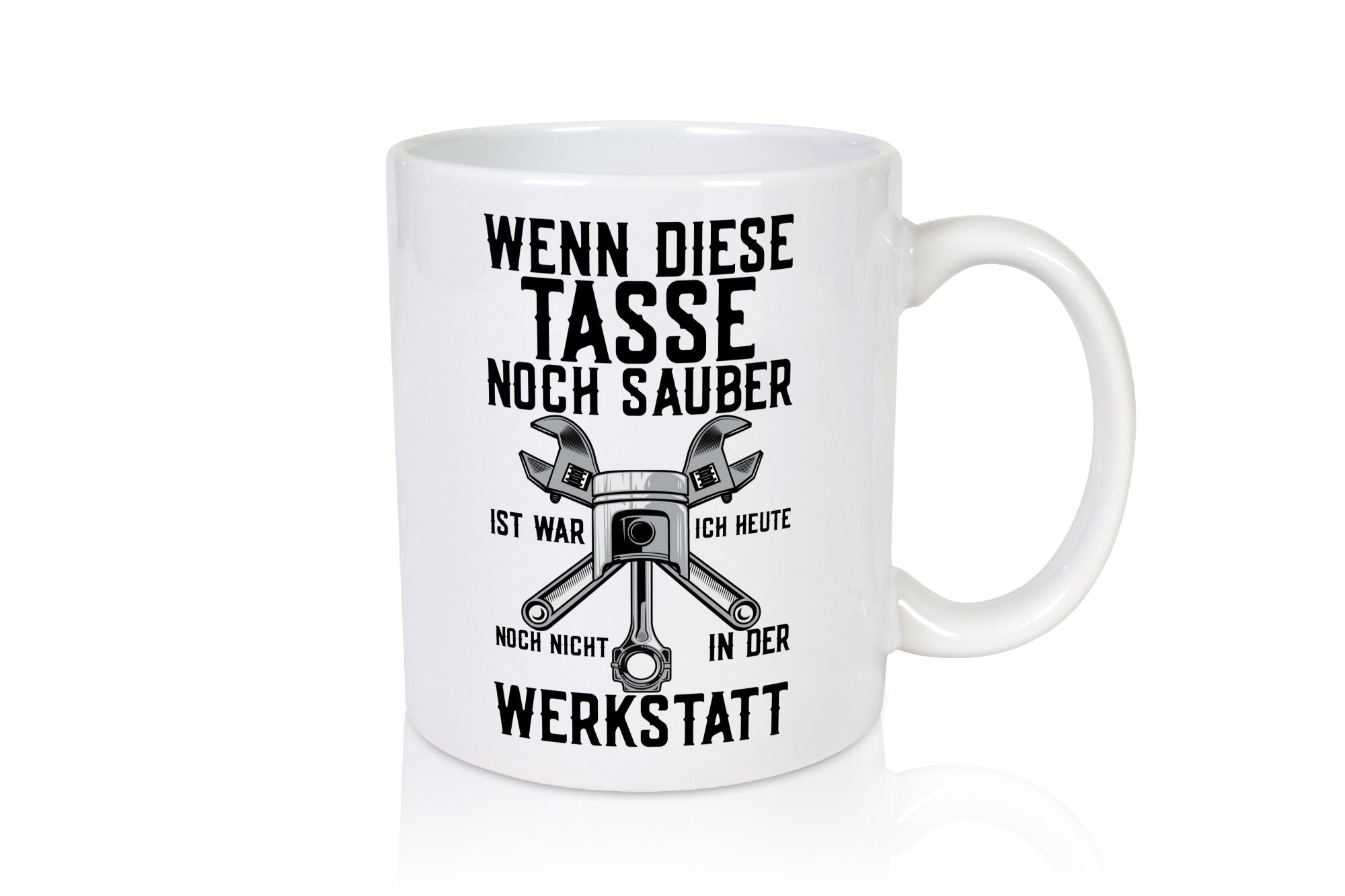 Werkstatt | KFZ Mechaniker Auto Werkzeug Zahnrad lustiger Spruch Geschenk Humor