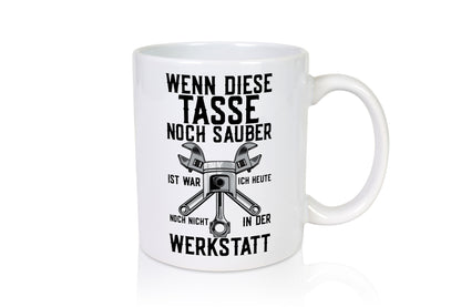 Werkstatt | KFZ Mechaniker Auto Werkzeug Zahnrad lustiger Spruch Geschenk Humor