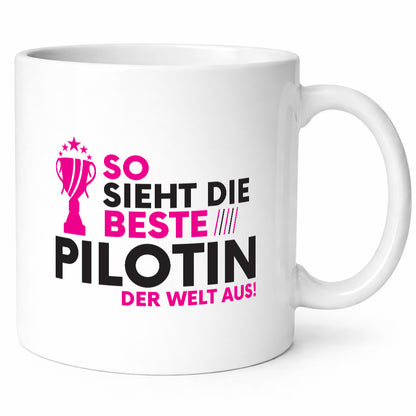 Die Weltbeste Pilotin | Definition Piloten Humor Geschenkidee Tasse
