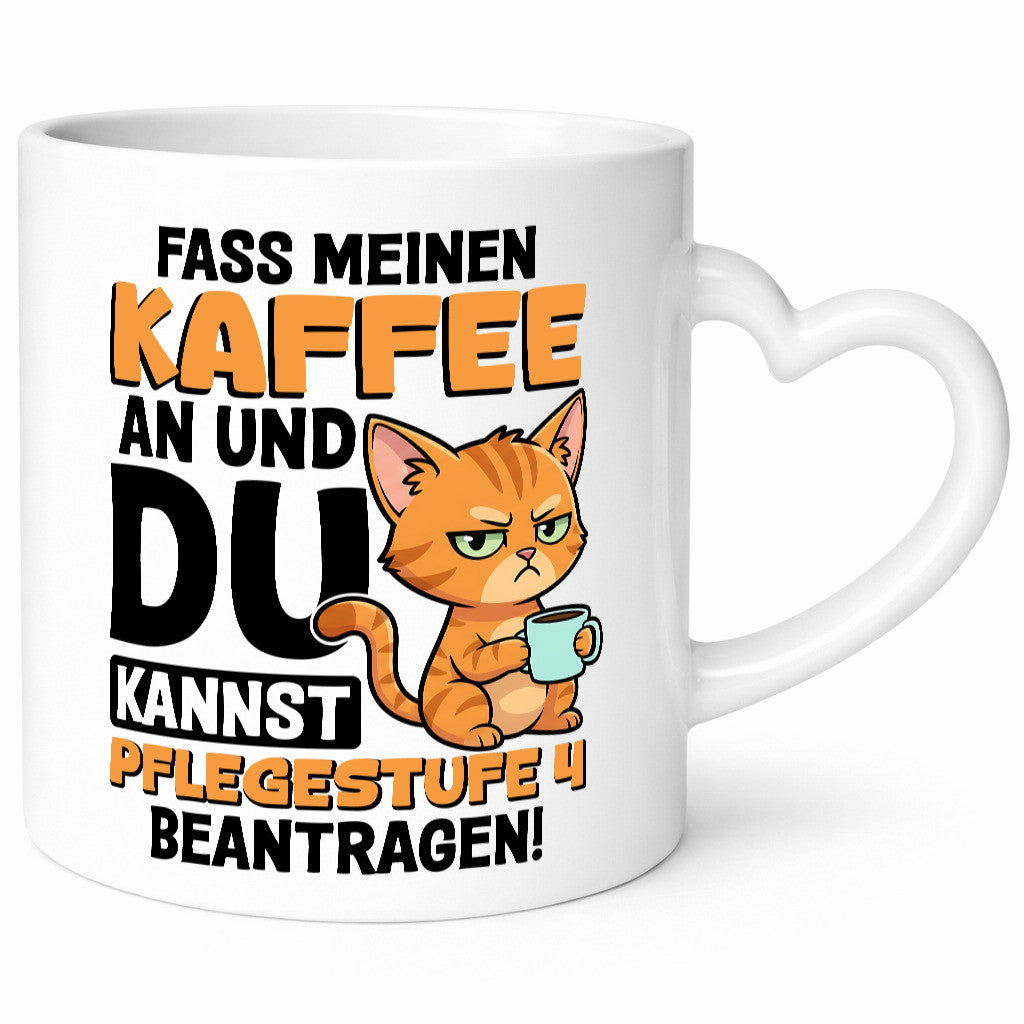 Fass meinen Kaffee an | Pflegestufe 4 Krankenschwester v2 Geschenkidee Humor