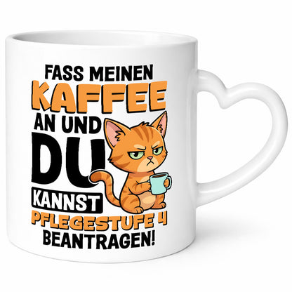 Fass meinen Kaffee an | Pflegestufe 4 Krankenschwester v2 Geschenkidee Humor