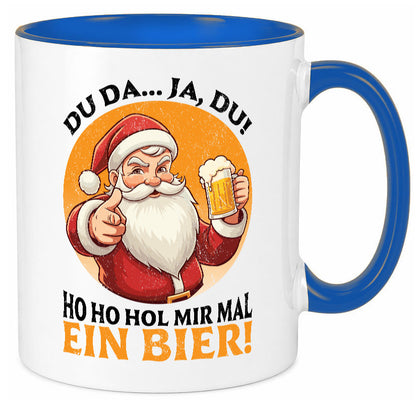 Hol mir mal ein Bier | Ugly Christmas Santa lustig Humor Geschenkidee Geschenk