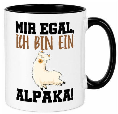 Ich bin ein Alpaka! Geschenk Humor Geschenkidee lustiger Spruch Tasse