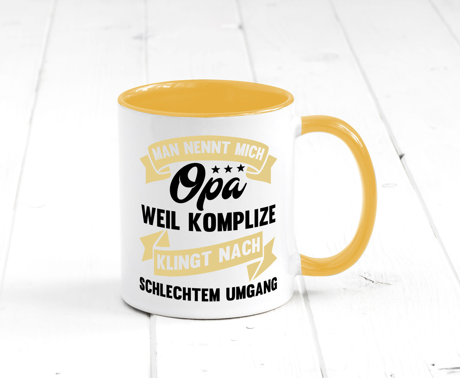 Man nennt mich Opa | Bester der Welt Humor Familie Geschenkidee Tasse