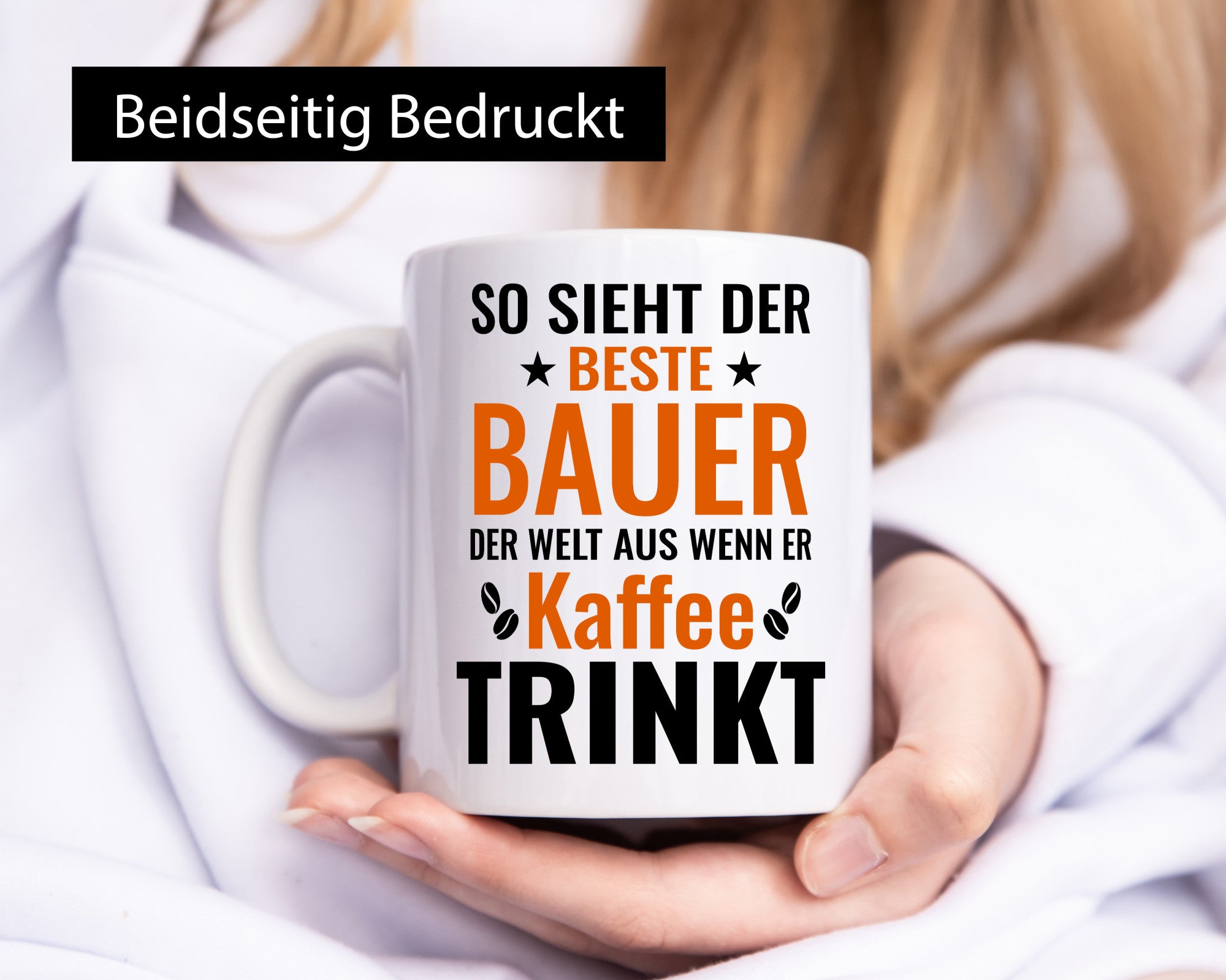 Kaffee trinkt: Bauer | Bauernhof Landwirtschaft Humor Geschenkidee Tasse