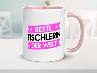 Beste Tischlerin | Tischlerei lustiger Spruch Geschenk Humor Geschenkidee Tasse