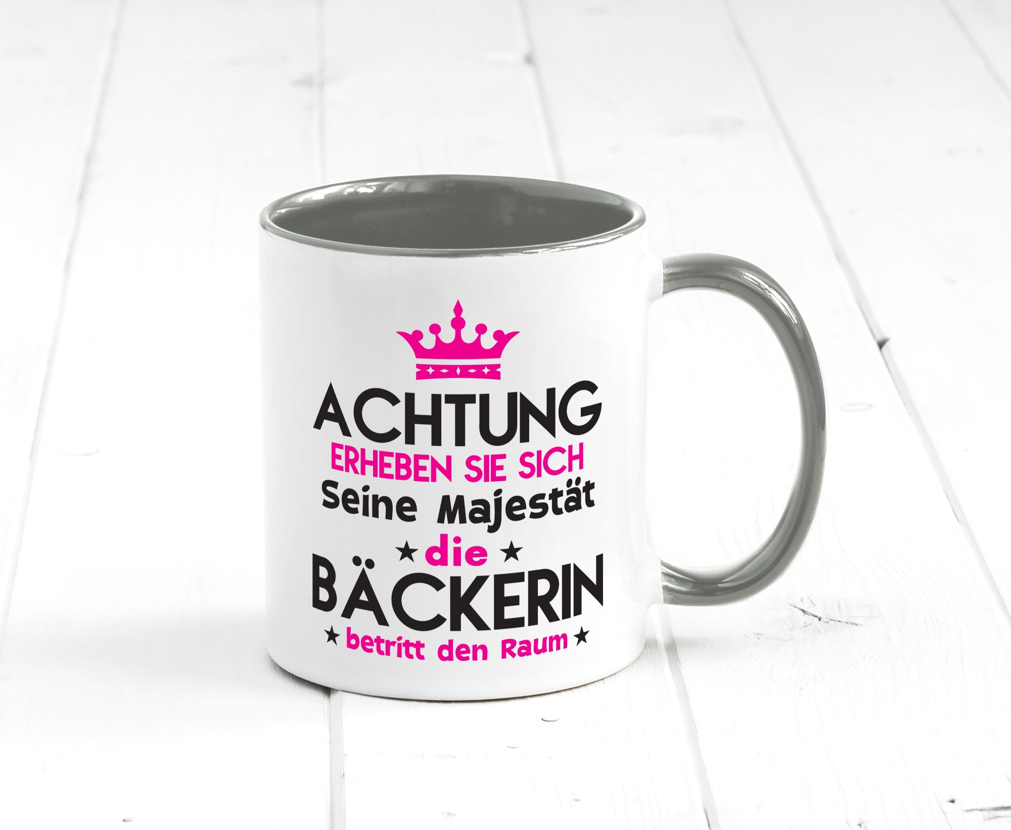 Seine Majestät Bäckerin | Bäckerei Frauen Backen Humor Geschenkidee Tasse