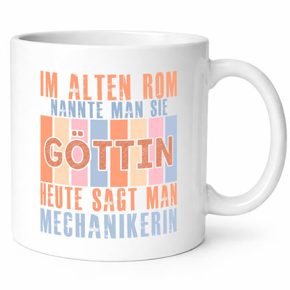 Heute sagt man: Mechanikerin | KFZ lustiger Spruch Geschenk Humor Geschenkidee