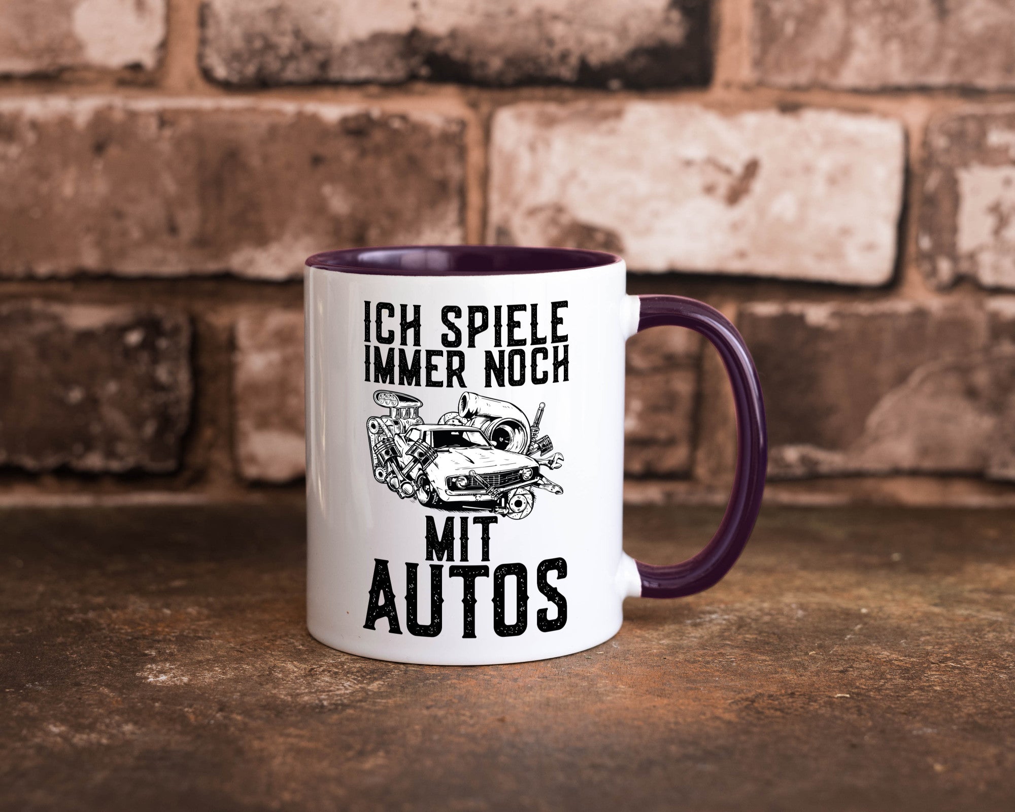Spiele noch mit Autos | Werkstatt Werkzeug Mechaniker lustiger Spruch Geschenk