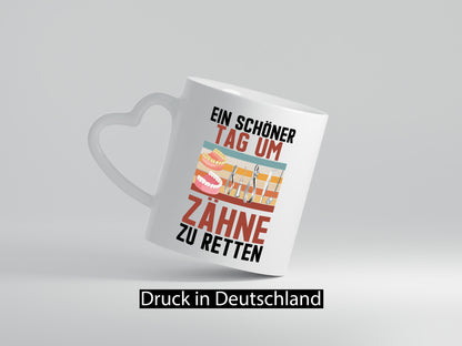 Ein schöner Tag um zähne zu retten | Zahnarzt Geschenk Humor Geschenkidee
