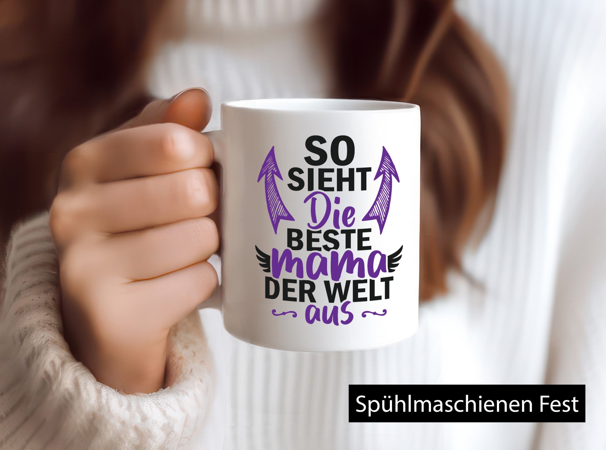 So sieht die Beste mama der Welt aus | Muttertag Geschenk Familie Geschenkidee
