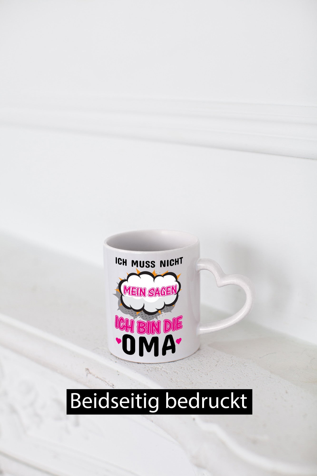 Ich muss nicht nein sagen bin die Oma lustig Familie Geschenkidee Geschenk Tasse