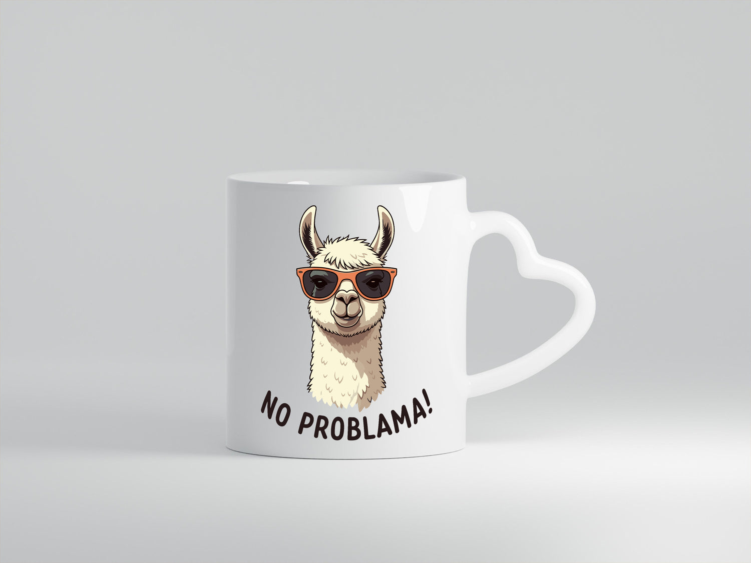 No ProbLama | Lama Alpaka lustiger Spruch Geschenk Humor Geschenkidee Tasse