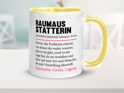 Raumausstatterin | Wohn Ausstatterin Beruf Humor Geschenk Arbeit Kollegen Büro