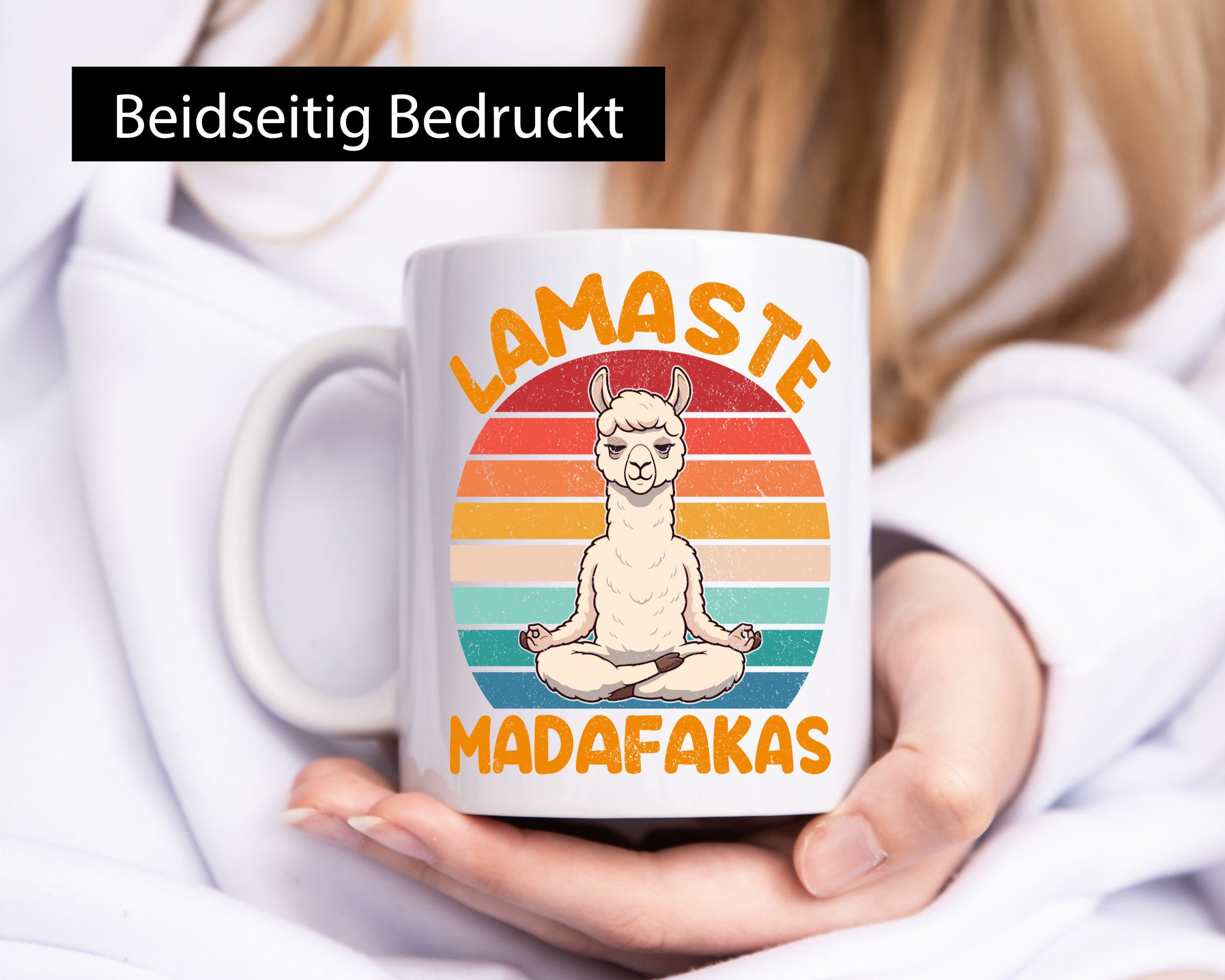 Lamaste | Madafakas Lama Vintage Humor Geschenkidee Tasse
