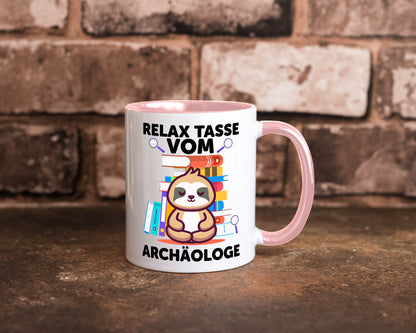 Relax Tasse: Archäologe | Archäologie Forscher lustig Humor Geschenkidee