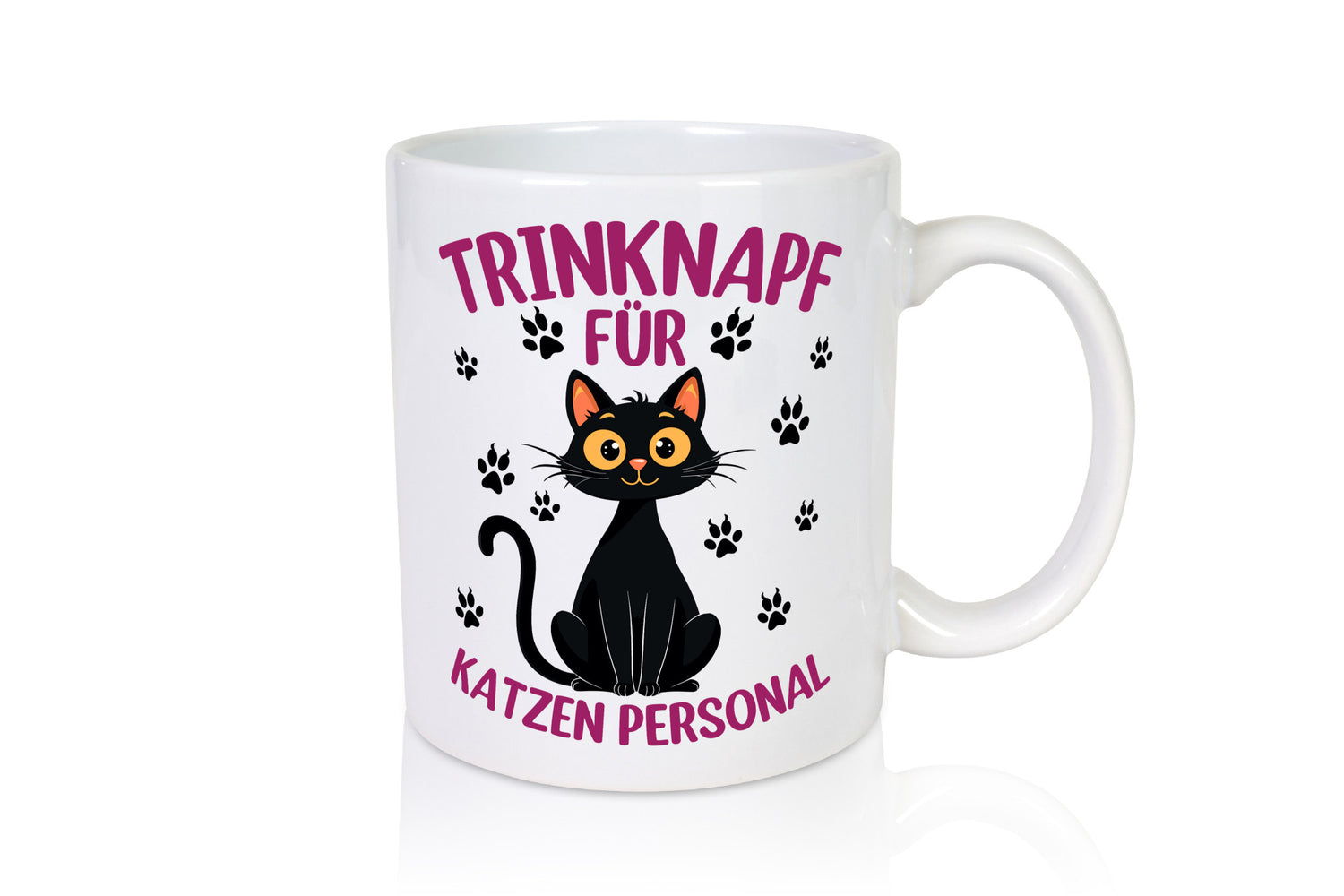 Katzen Personal | Katzenbesitzer Tasse Katze Humor vl5 lustiger Spruch Geschenk