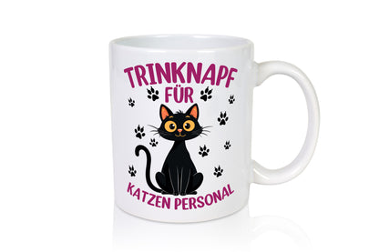 Katzen Personal | Katzenbesitzer Tasse Katze Humor vl5 lustiger Spruch Geschenk
