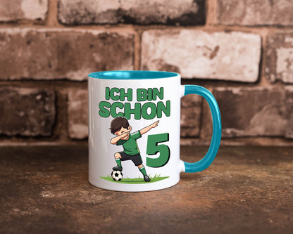 5. Geburtstag | 5 Jahre Fußballer lustiger Spruch Geschenk Geschenkidee Tasse