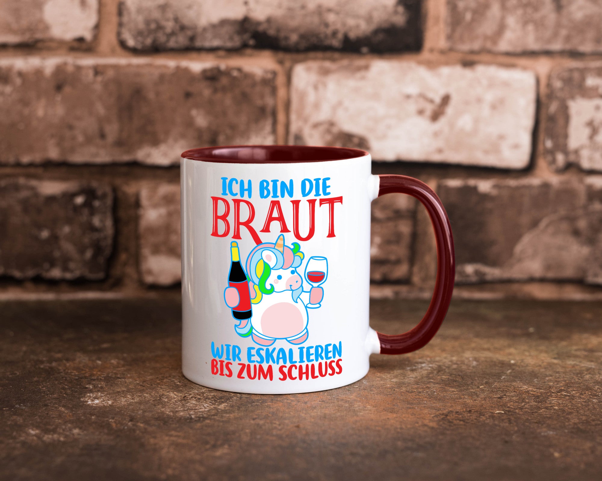 Junggesellinnenabschied | JGA Braut Einhorn Eskalation v2 lustig Humor