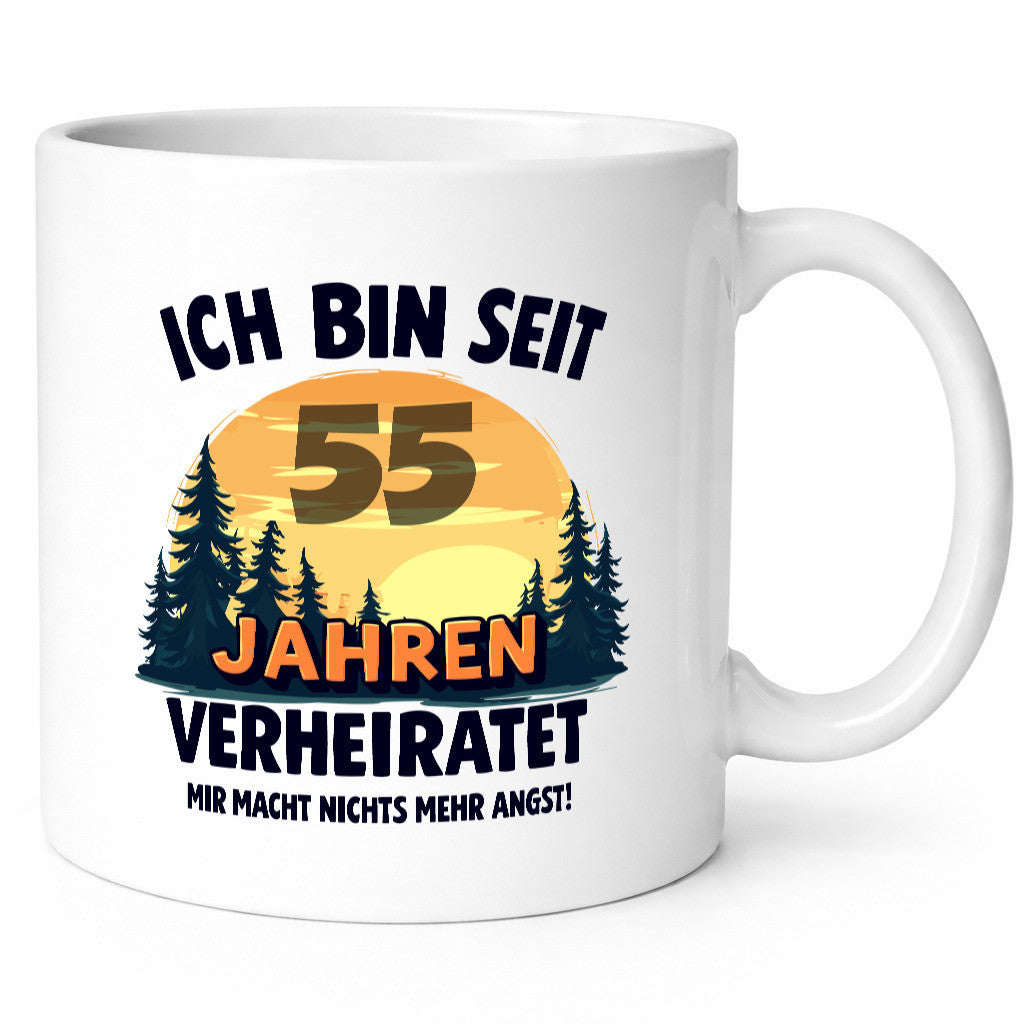 Ich bin Verheiratet | 55. Hochzeitstag Ehepaar Geschenkidee Humor Tasse