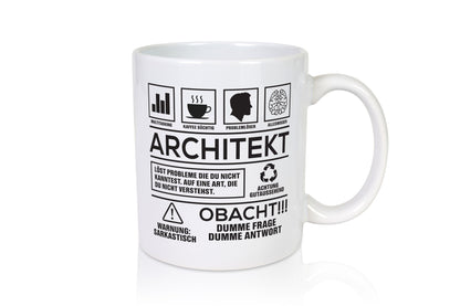 Achtung Probleme Architekt | Architektur Büro lustig Arbeit Kollegen Geschenk