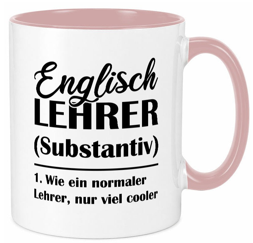 Englisch Lehrer, normal, nur viel cooler Geschenk Humor Geschenkidee lustiger Tasse