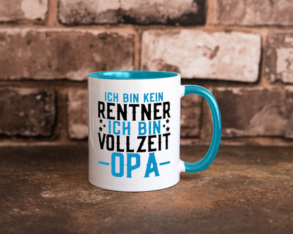 Rentner | Vollzeit Opa Pension Ruhestand Großvater lustiger Spruch Geschenk