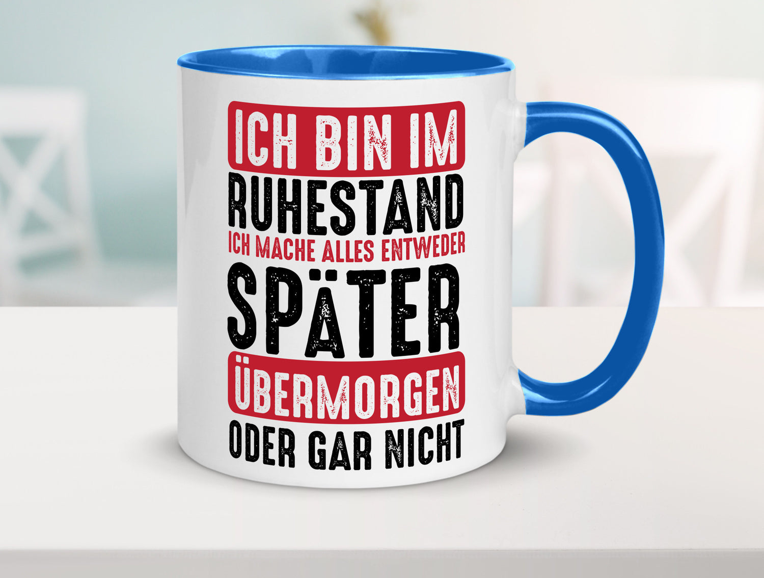 Ich mache alles später oder gar nicht | Rentner Ruhestand Geschenkidee Jubiläum
