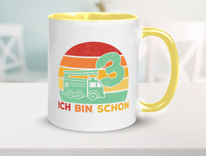 3. geburtstag | Feuerwehrauto 3 Jahre Feuerwehr Geschenk Geschenkidee lustiger