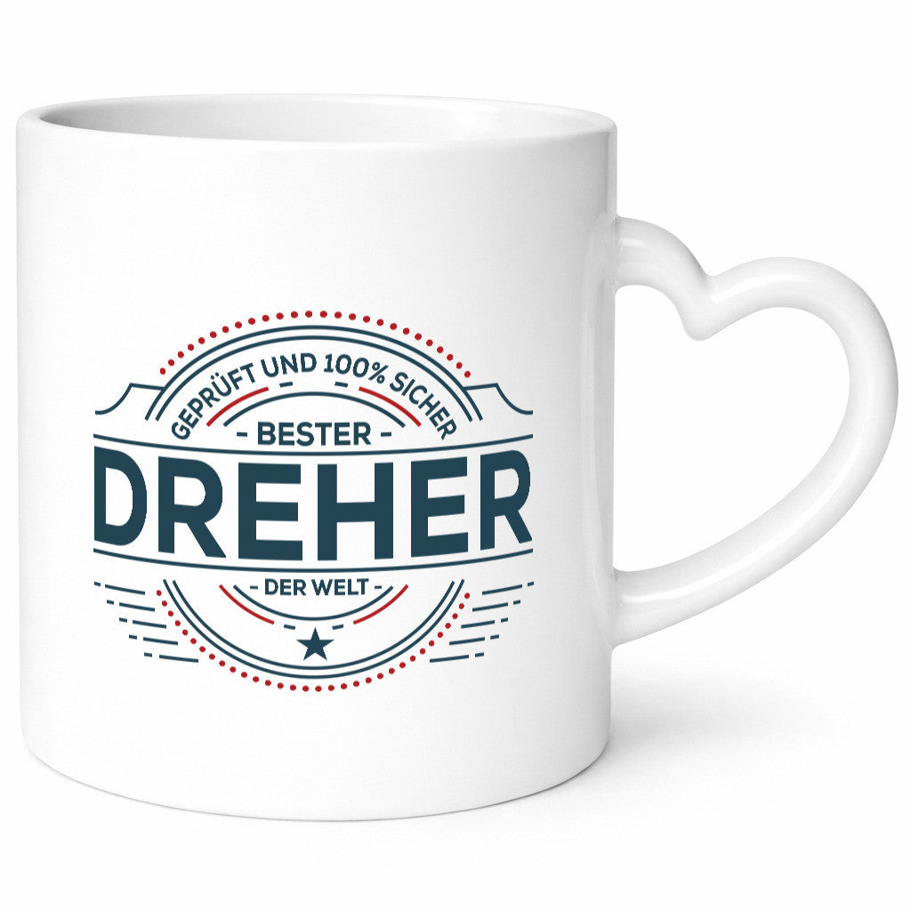 Geprüft und sicher: Dreher | Fräser Geschenk Humor Geschenkidee lustiger Spruch