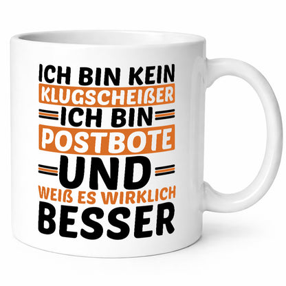Bin kein Klugscheißer | Postbote Briefträger Paketdienst Humor Geschenkidee