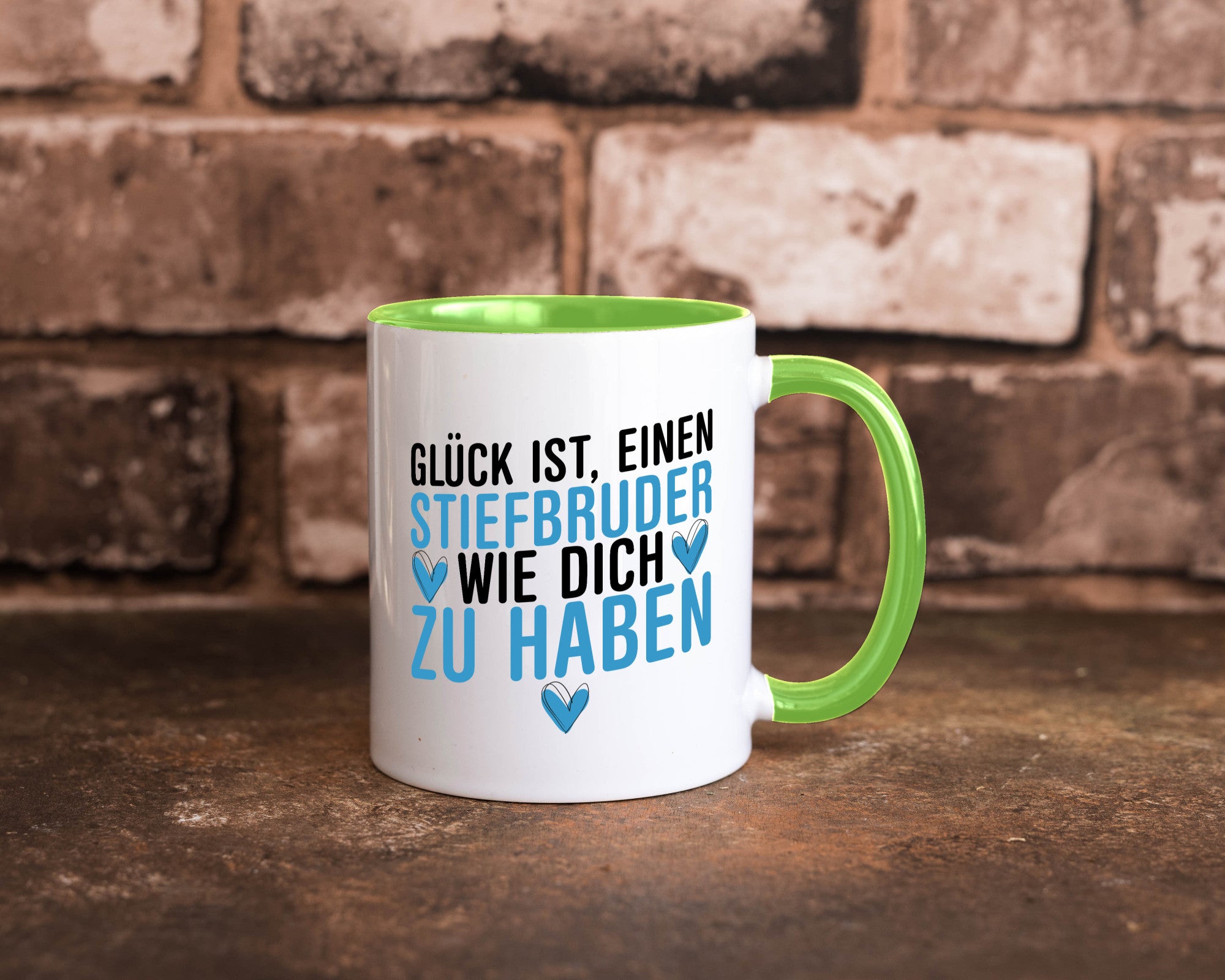 Stiefbruder wie dich | Glück lieber Bruder Geburtstag Geschenkidee Humor Tasse