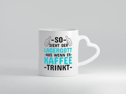 Lagerist | Kaffeetrinker Tasse Lagergott Humor Geschenkidee