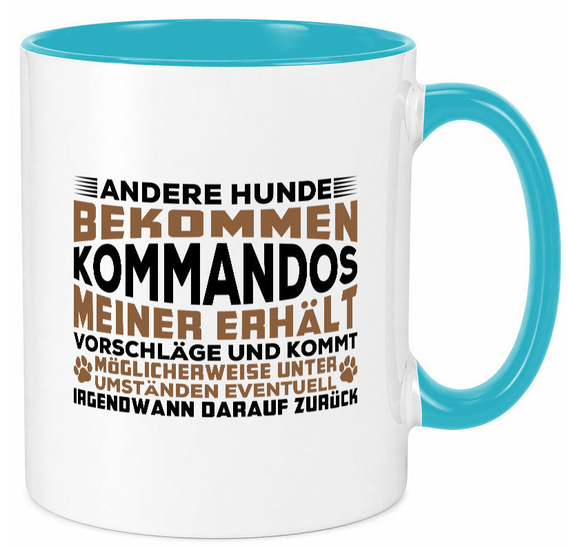 Hunde Training | Hundebesitzer Tasse Hundekommando vl4 Geschenk Tierliebhaber