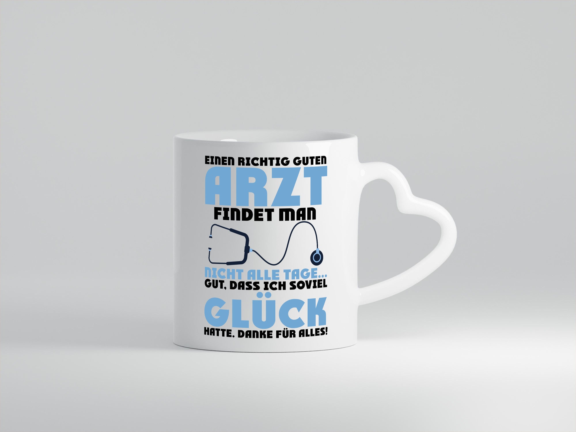 Richtig guter Arzt | Dankeschön Doktor Stethoskop Humor Geschenkidee Tasse