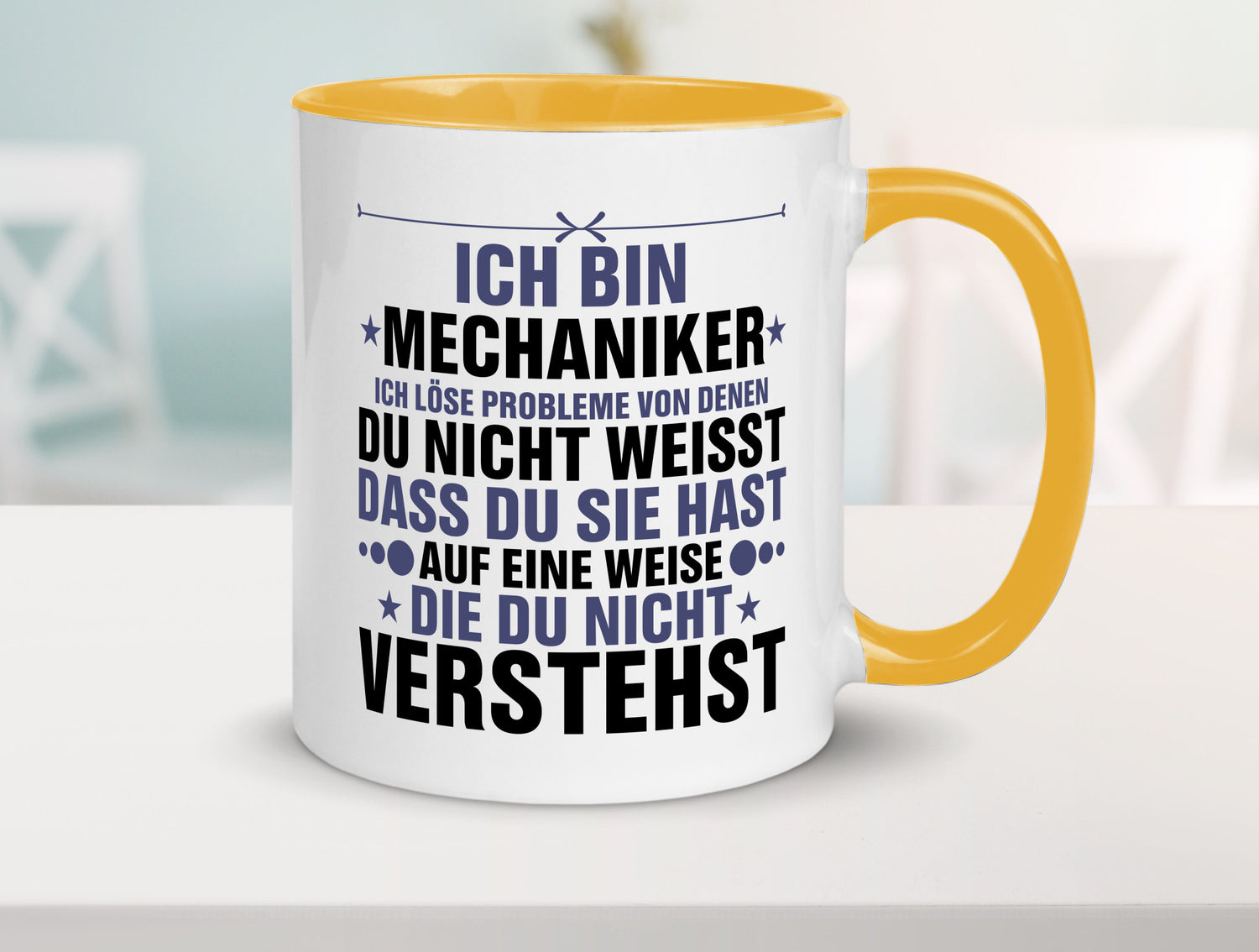 Löse Probleme: Mechaniker | KFZ Werkstatt lustig Humor Geschenkidee Geschenk