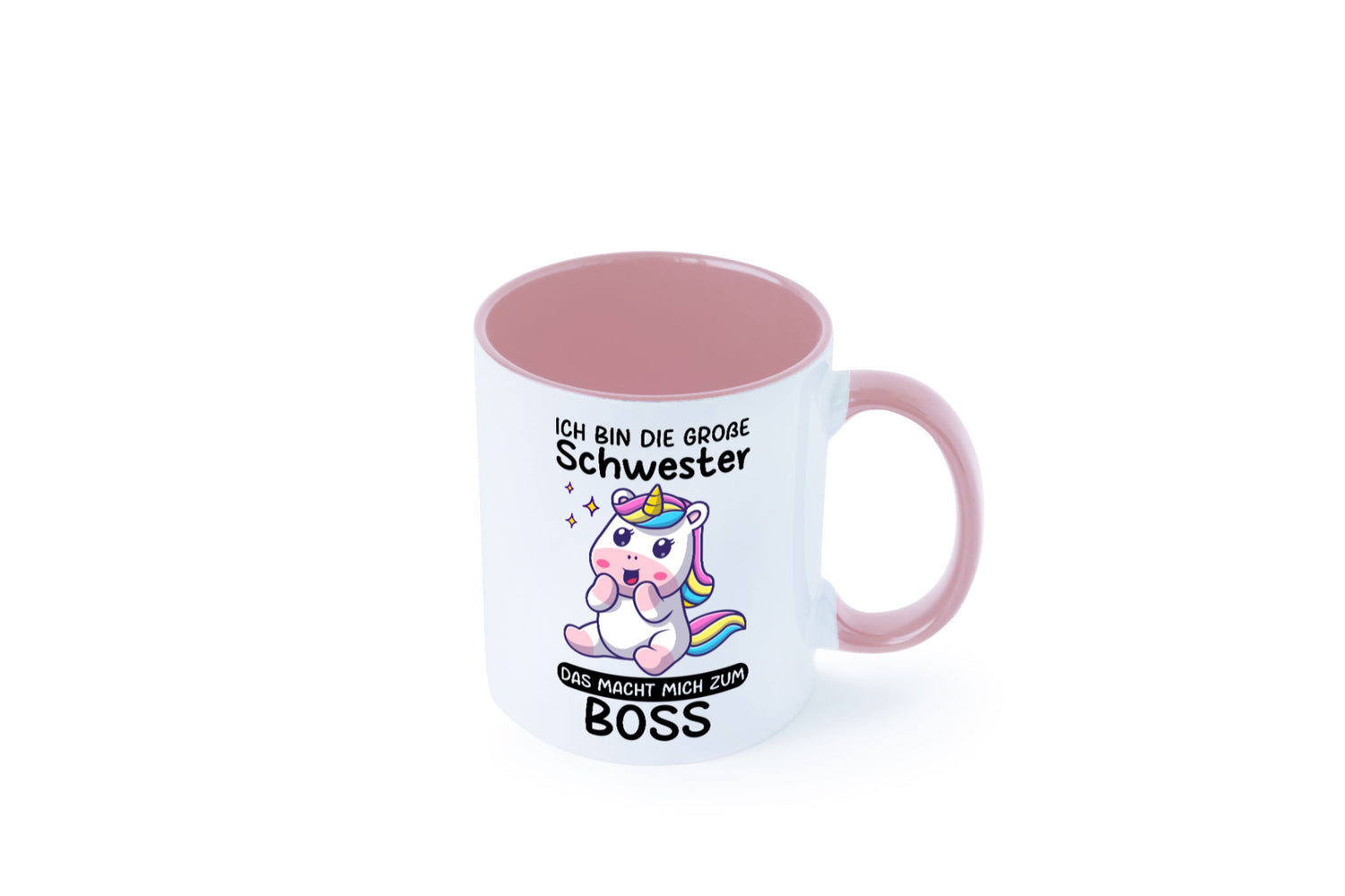 Große schwester macht mich zum Boss | Einhorn Geschwister lustiger Spruch