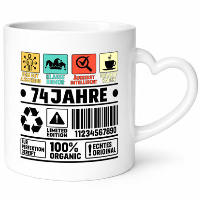 74. Geburtstag | 74 Jahre Humor Limited Edition lustiger Spruch Geschenk