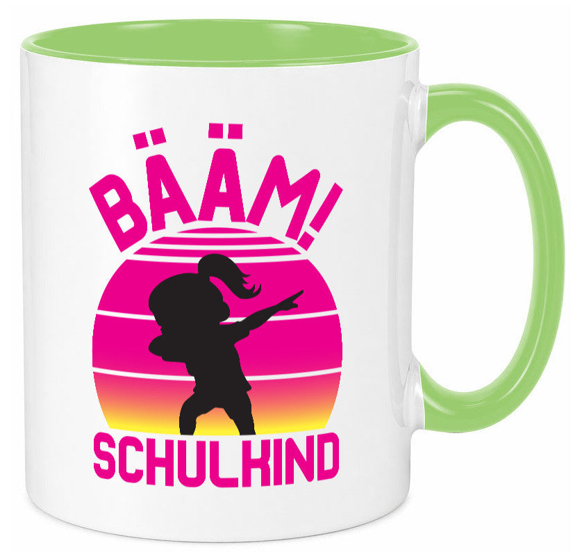 Bääm Schulkind | Einschuldung Schulanfang Geschenkidee Humor Tasse