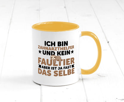 Ich bin kein Faultier: Zahnarzthelfer | Zahnmedizin Humor Tierliebhaber