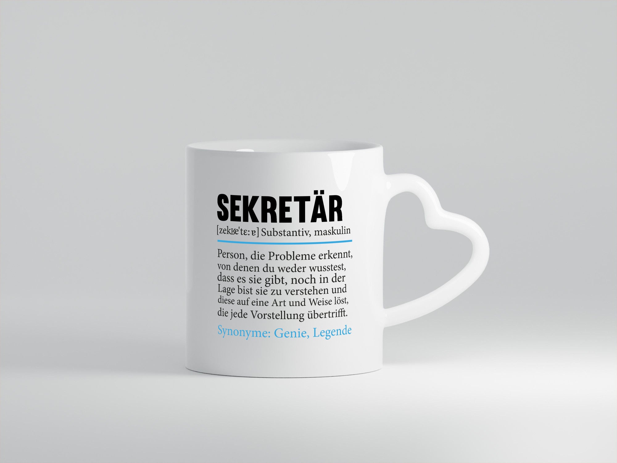 Sekretär | Spruch Büro Beruf lustiger Humor Arbeit Kollegen Geschenkidee Tasse