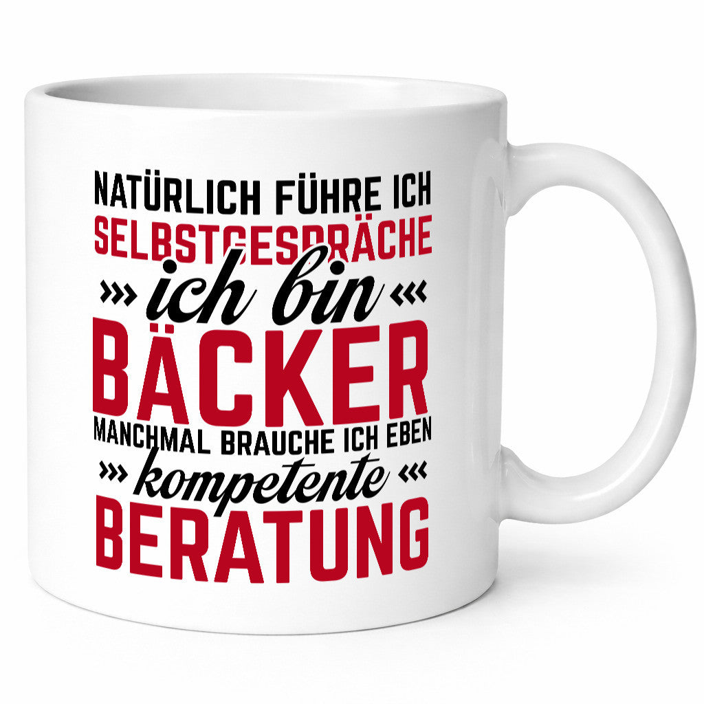 Selbstgespräche | Bäcker braucht Beratung Geschenk Humor Geschenkidee lustiger